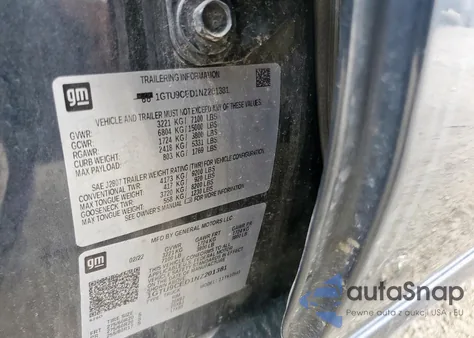 1GTU9CED1NZ201381